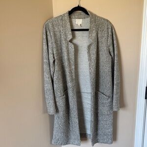 Nordstrom 14th & Union Gray Sweater Blazer, Small